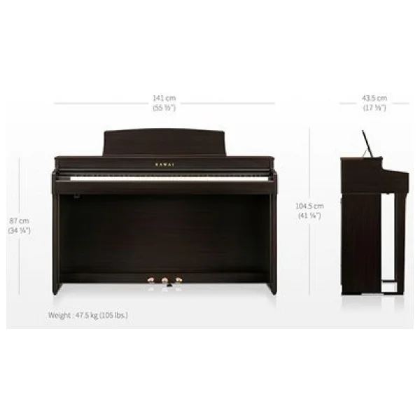 Kawai Cn301b Siyah Dijital Piyano - Görsel 2