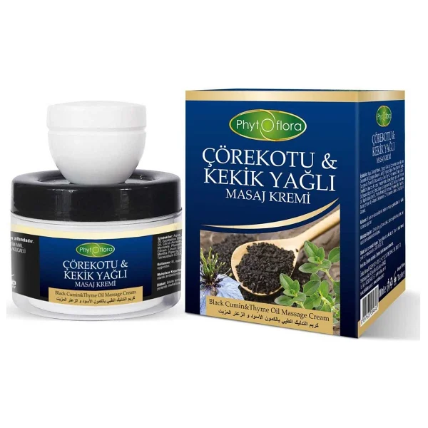 Phytoflora Çörekotu Yağlı & Kekik Yağlı Masaj Kremi 100 Ml - Görsel 3