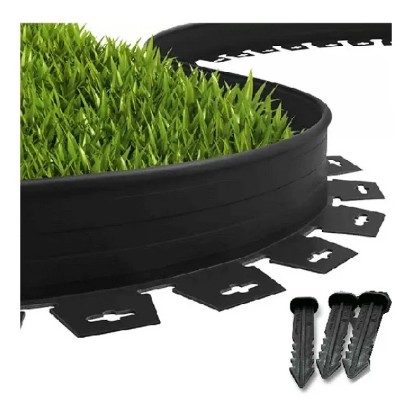 Lux Garden Çim Ayırıcı 15 M Siyah Çim Sınırlayıcı Taş Toprak Ayıracı Çim Ayracı Çim Ayırıcı Bariyeri - Görsel 6