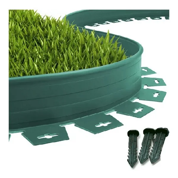 Lux Garden Çim Ayırıcı 10 M Yeşil Çim Sınırlayıcı Taş Toprak Ayıracı Çim Ayracı Çim Ayırıcı Bariyeri - Görsel 8
