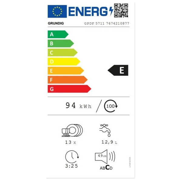 Grundig Gpdf 5711 5 Programlı Bulaşık Makinesi - Görsel 4