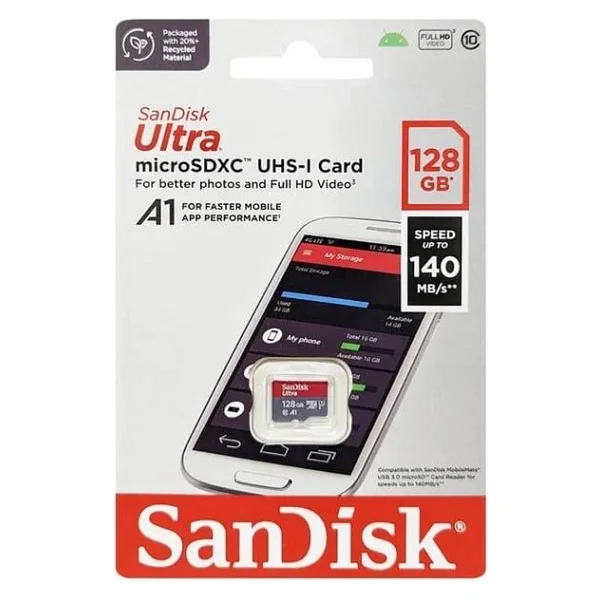 Sandisk Ultra Sdsquab-128g-Gn6mn Class 10 Uhs-I U1 A1 128 GB Micro Sd Kart - Görsel 3