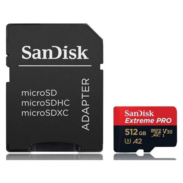 Sandisk Extreme Pro Sdsqxcd-512g-Gn6ma Class 10 Uhs-I A2 V30 512 GB Micro Sd Kart - Görsel 3