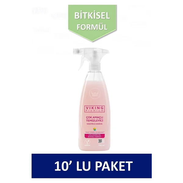 Viking Premium Yasemin & Vanilya 750 ml 10'lu Çok Amaçlı Temizleyici - Görsel 2