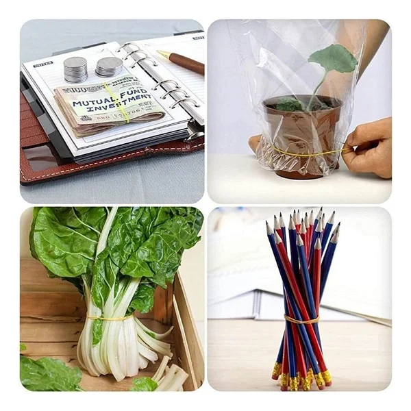 Brons Ambalaj Paket Para Lastiği 50 Gr 1 Paket - Sarı - Standart - Görsel 4