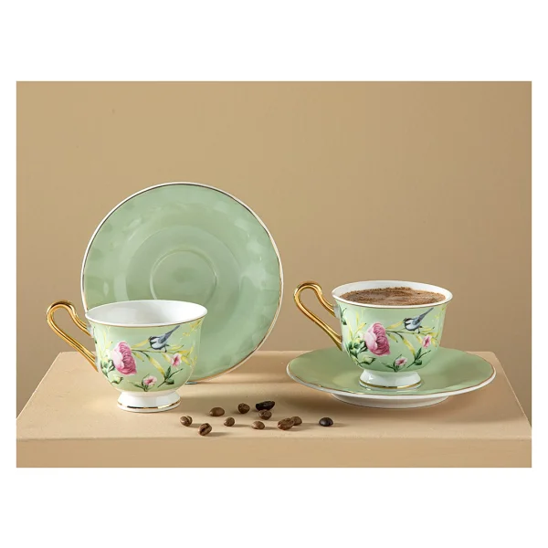 English Home Vanilla New Bone China 2 Kişilik Kahve Fincan Takımı - Görsel 10