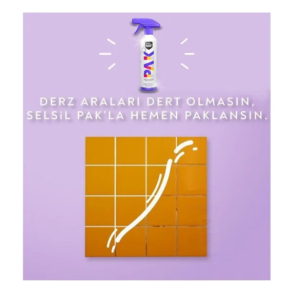 Selsil Pak Mucize Köpük Temizleyici Sprey 500 Ml 3'lü - Görsel 9
