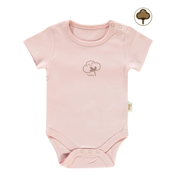 Civil Baby Bebek Organik Çıtçıtlı Badi 0-18 Ay Mavi 9-12 Ay - Görsel 5