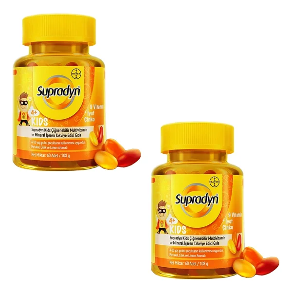 Supradyn Kids Multivitamin 60 Tablet 2'li - Görsel 5