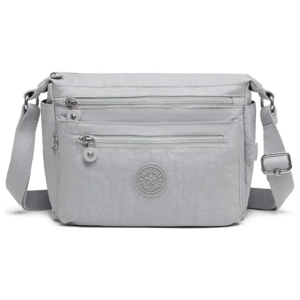 Krinkıl Kumaş Kadın Postacı Çantası Smart Bags 1238 Hardal - Görsel 6