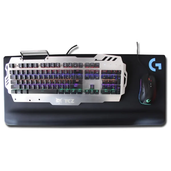 Logitech Lunatic Serisi Bilek Destekli Profesyonel Oyuncu Gaming 70x30x3mm Klavye Pad Ve Mouse Pad - Görsel 2