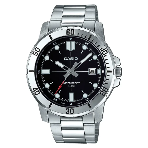 Casio Standart Mtp-Vd01d-2evudf Çelik Kordon Lacivert Erkek Kol Saati - Görsel 7