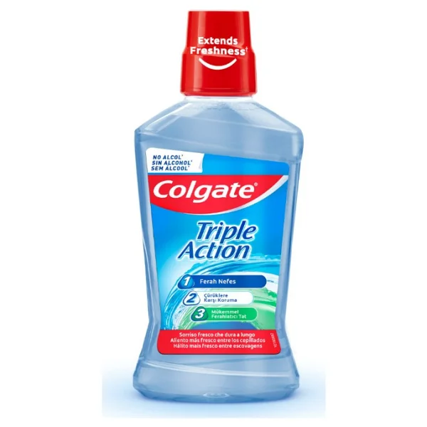 Colgate Triple Action Üçlü Etki 500 Ml Gargara - Görsel 3