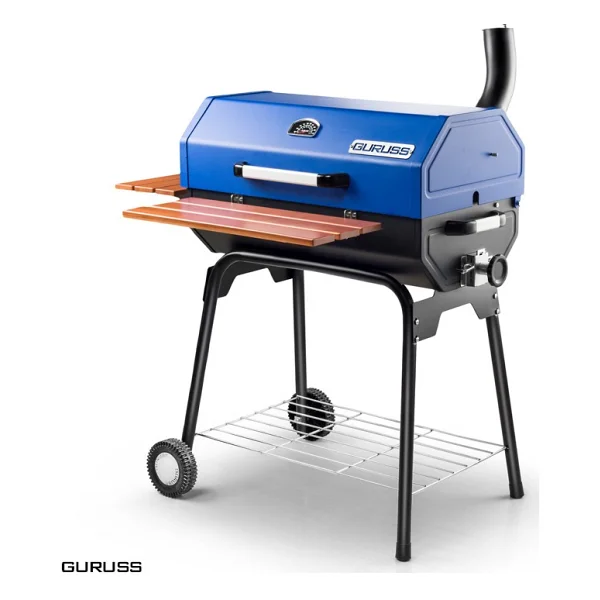 Guruss Cg-075 Kırmızı Kömürlü Barbekü Mangal - Görsel 5