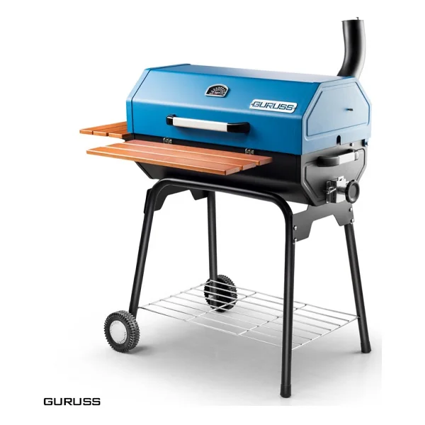 Guruss Cg-075 Kırmızı Kömürlü Barbekü Mangal - Görsel 6