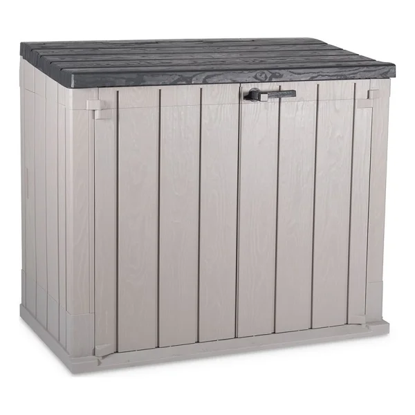 Toomax Storer Plus 840 Lt Bahçe Depolama Dolabı, Sandığı, Çöp Konteyneri Gri/ Antrasit - Görsel 6