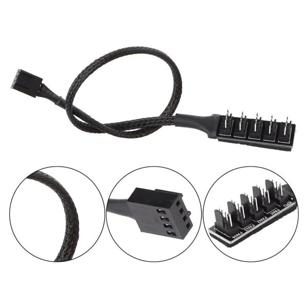 Alfais 4353 4 Port Fan Çoklayıcı - Görsel 2