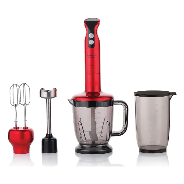 Schafer Meister Mega 11 Parça Siyah 1000 W Blender Seti - Görsel 7