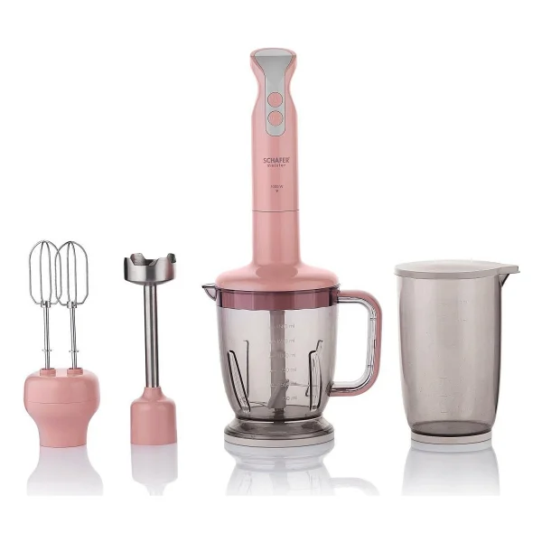 Schafer Meister Mega 11 Parça Siyah 1000 W Blender Seti - Görsel 6