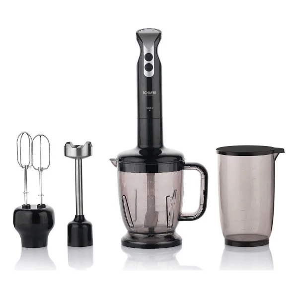 Schafer Meister Mega 11 Parça Siyah 1000 W Blender Seti - Görsel 2