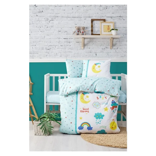 Cotton Box Tatlı Rüyalar Mint Bebek Nevresim Takımı - Görsel 4