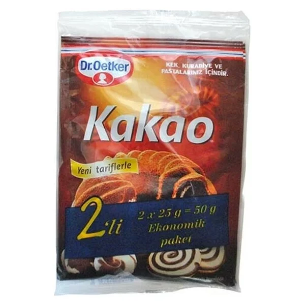 Dr. Oetker 25 Gr 2'li Paket Kakao - Görsel 2