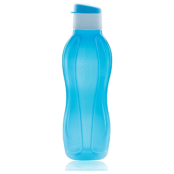 Tupperware Eco Şişe Mavi Pratik Kapak 750 Ml Suluk - Görsel 4