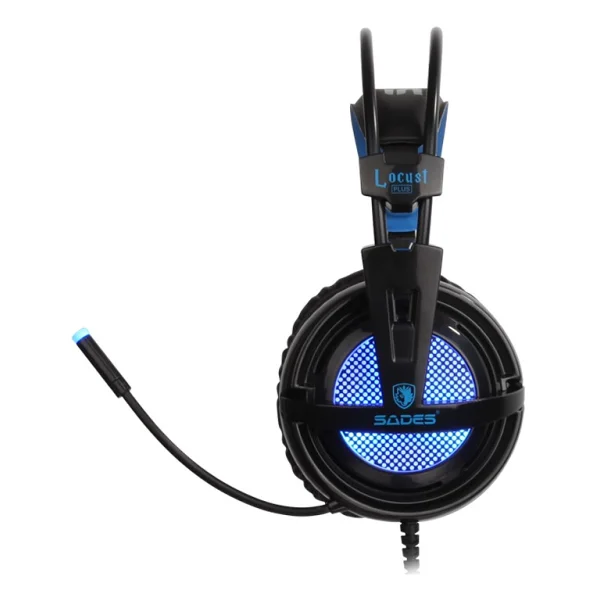 Sades Locust Plus, Sanal 7.1 Surround Sound, Mikrofonlu, Gaming Bilgisayar Oyuncu Kulaklığı - Görsel 2