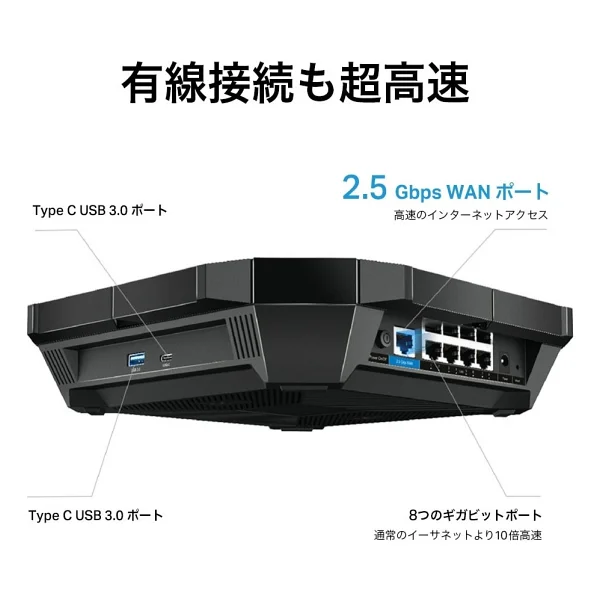 Tp-Link Archer Ax6000 8 Port 6000 Mbps Router - Görsel 5