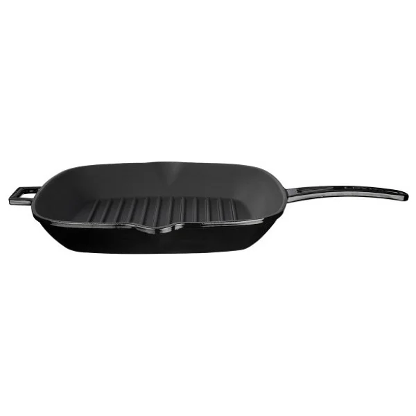 Lava Lv P Gt 2828 K0 Bl Döküm 28x28 Cm Metal Saplı Siyah Izgara Tava - Görsel 2