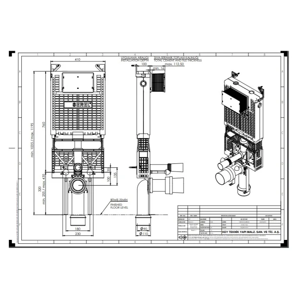 Serel T040111 Easy 10 Cm Gömme Rezervuar - Görsel 2