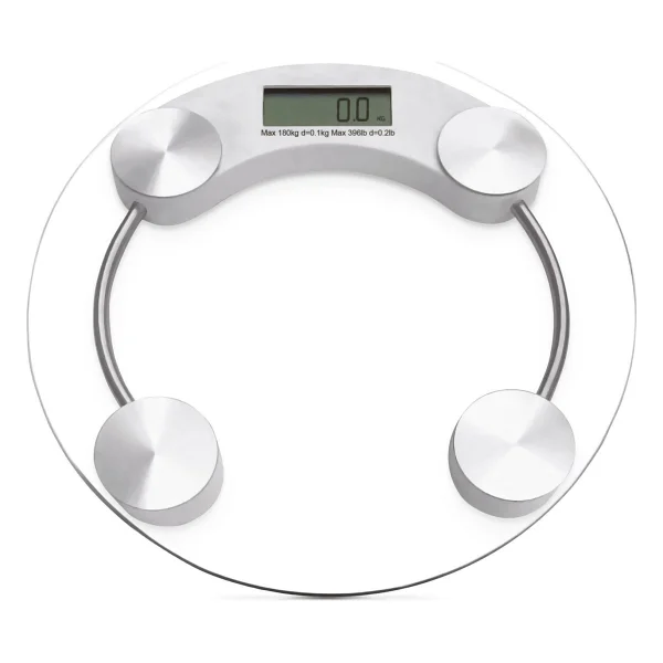 Techfit Dijital Baskül Yüksek Hassasiyetli Temperli Cam LCD Ekran Dayanıklı Şık Tasarım - Görsel 3