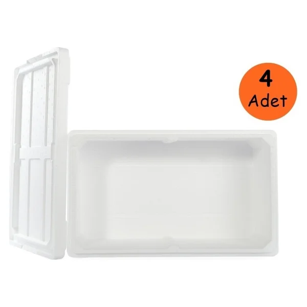 Viyol Pazarı Strafor Köpük Kutu 50x40x25,5 Cm 15 Kg - 4 Adet B-3 - Görsel 2