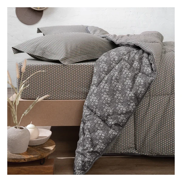 Yataş Mix&Match Thalia Antrasit 195x215 cm Çift Kişilik Yorgan - Görsel 6