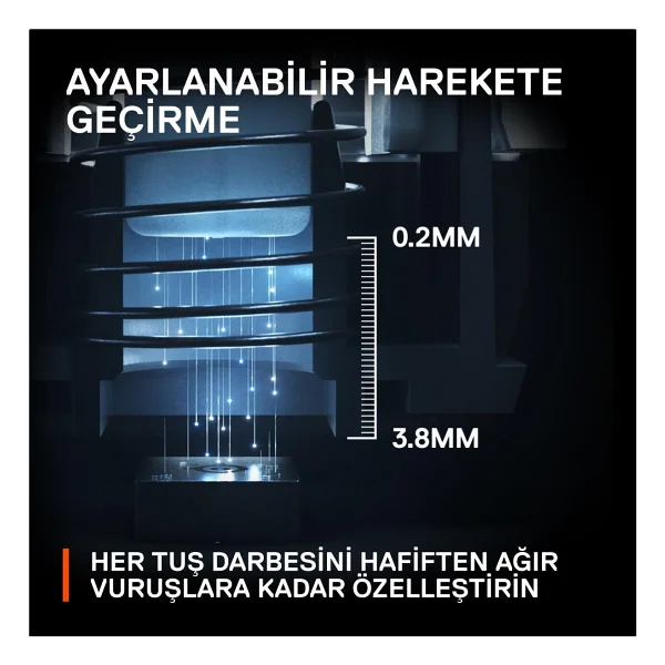 Steelseries Apex Pro Tkl RGB 2023 Omnipoint Switch Kablolu/Kablosuz Mekanik Oyuncu Klavyesi - Görsel 5