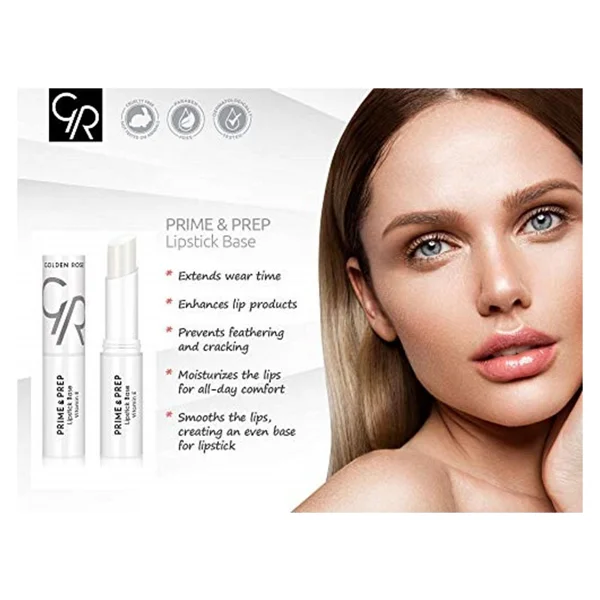 Golden Rose Prime & Prep Lipstick Base Ruj Bazı - Görsel 2