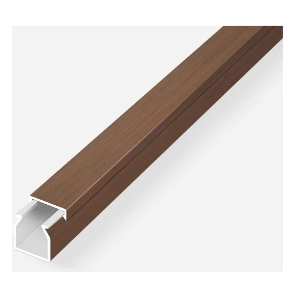 Mutlusan Kablo Kanalı 2m Ceviz 12x12 Mm - Görsel 2