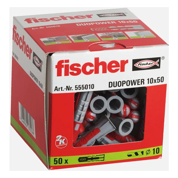 Fischer Duopower 10x50 Dübel 50 Adet - Görsel 2