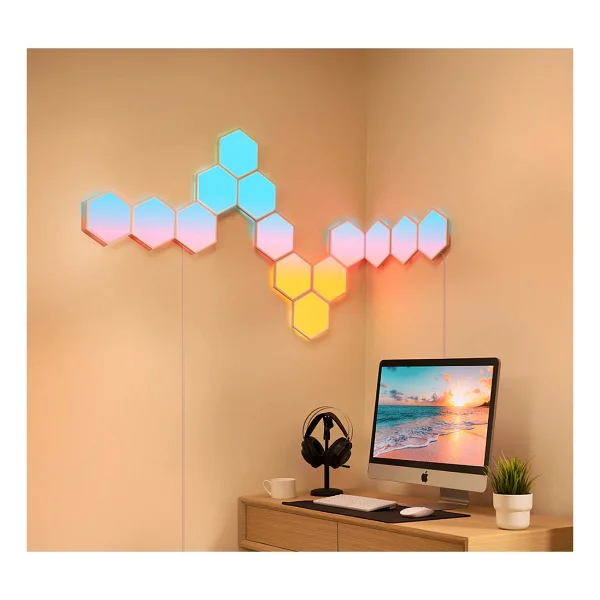 Govee Glide Hexa Pro Light Panels 3d Aydınlatma - Görsel 6