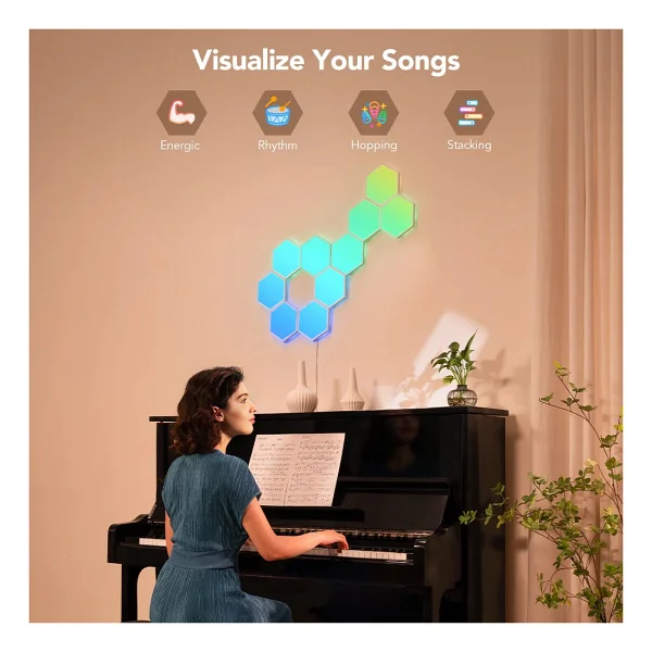 Govee Glide Hexa Pro Light Panels 3d Aydınlatma - Görsel 3