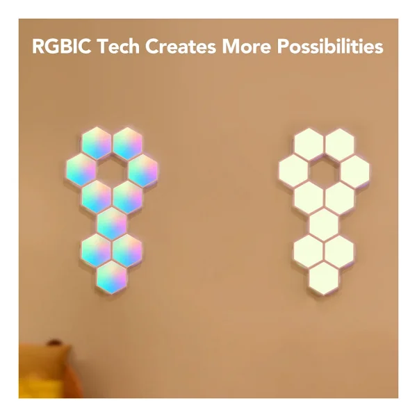 Govee Glide Hexa Pro Light Panels 3d Aydınlatma - Görsel 4
