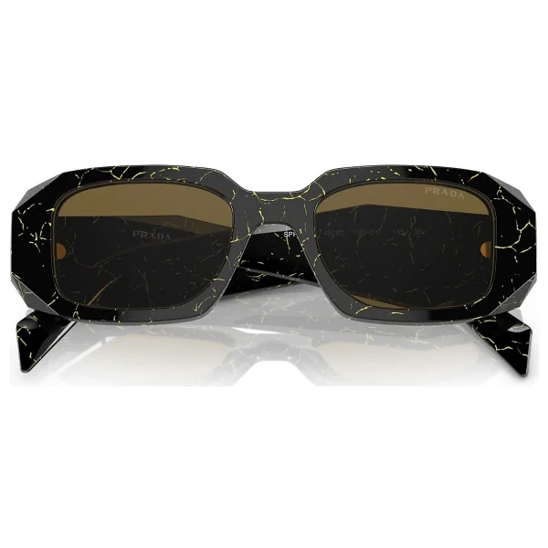 Prada Spr 17w 19d01t Black/Yellow-Dark Brown Kadın Güneş Gözlüğü - Görsel 2