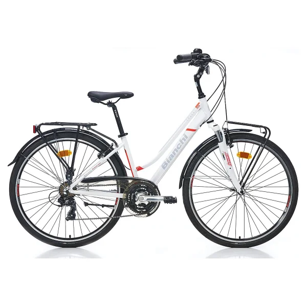Bianchi Travel 505 V Beyaz 21 Vites 28 Jant Kadın Şehir Bisikleti - Görsel 2