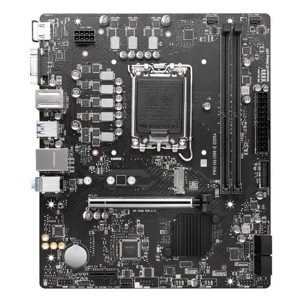 Msı Pro H610m-E Intel Lga1700 DDR5 Micro Atx Anakart - Görsel 5