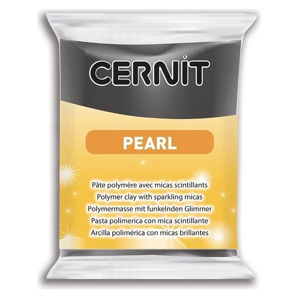 Cernit Pearl Polimer Kil 56 Gr 100 Black - Görsel 2