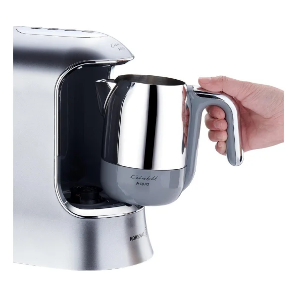 Korkmaz A862-05 Kahvekolik Aqua Inox Krom Türk Kahve Makinesi - Görsel 2