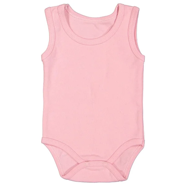 Finezza Lafiny Pamuk Çıtçıtlı Bebek Body Zıbın 5'li Paket - 1369 - Pembe - 6 - 9 Ay - Görsel 2