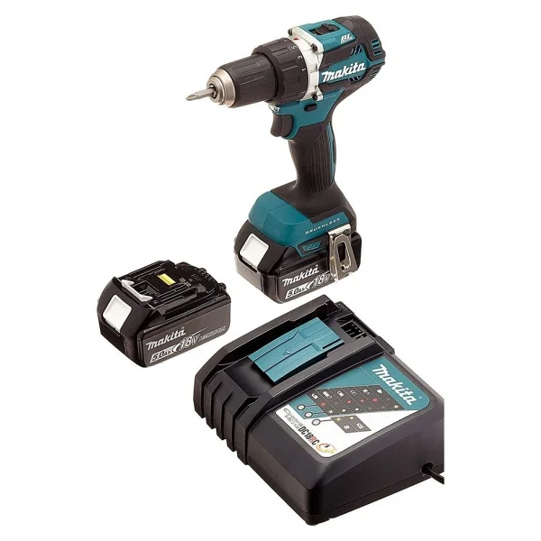 Makita DDF484RTJ 18 V 5 Ah Çift Akülü Matkap - Görsel 4