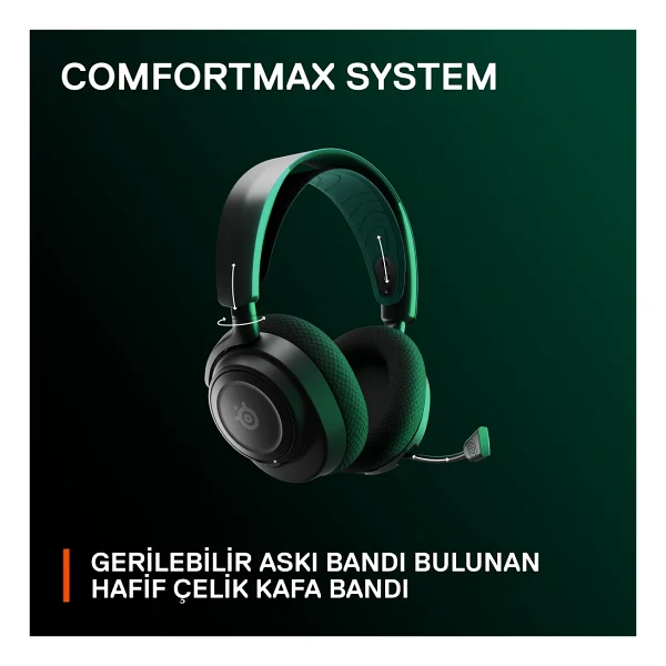 Steelseries Arctis Nova 7x Siyah Kablolu/Kablosuz Kulak Üstü Oyuncu Kulaklığı - Görsel 10