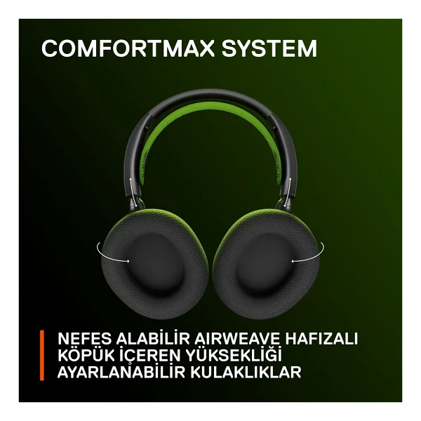 Steelseries Arctis Nova 7x Siyah Kablolu/Kablosuz Kulak Üstü Oyuncu Kulaklığı - Görsel 9